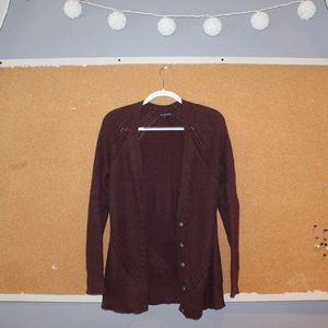 American Eagle Maroon Cardigan